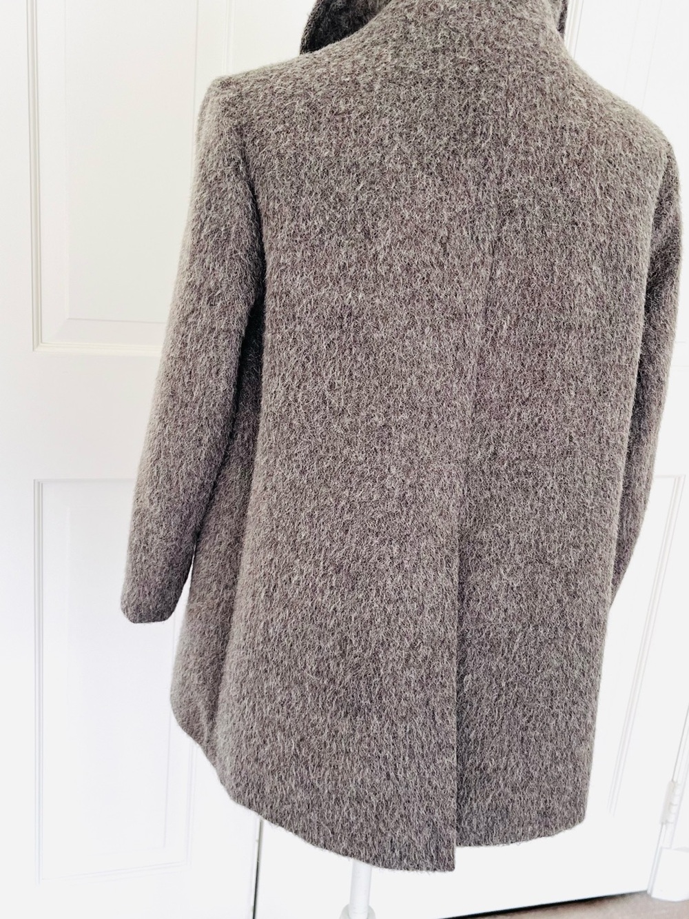 See by Chloe gray alpaca mohair wool peacoat * - Picture 9 of 14